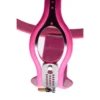 Stainless Steel Adjustable Female Chastity Belt - Pink