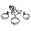 Detained Stainless Steel Chastity Cage