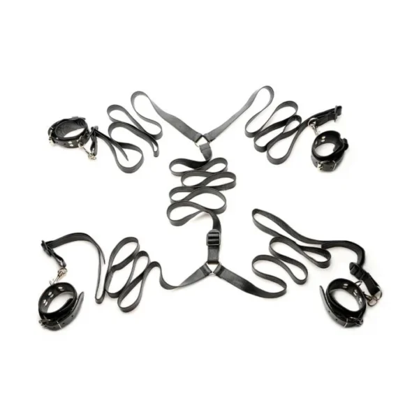Bedroom Bondage Leather Restraint Kit