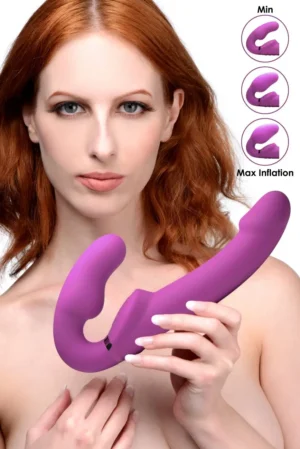 Inflatable Vibrating Strapless Strap-On: World’s First