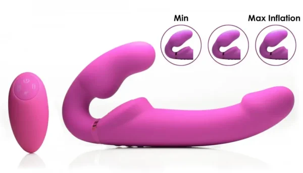 Inflatable Vibrating Strapless Strap-On: World’s First